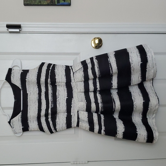 Macy's Dresses & Skirts - Black and White A-Line Dress